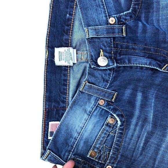 True Religion Jeans Size 32 BOBBY Blue - Picture 10 of 10